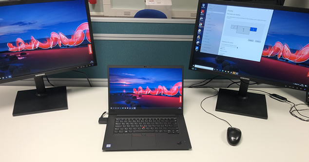 ThinkPad Extreme 3 Screens